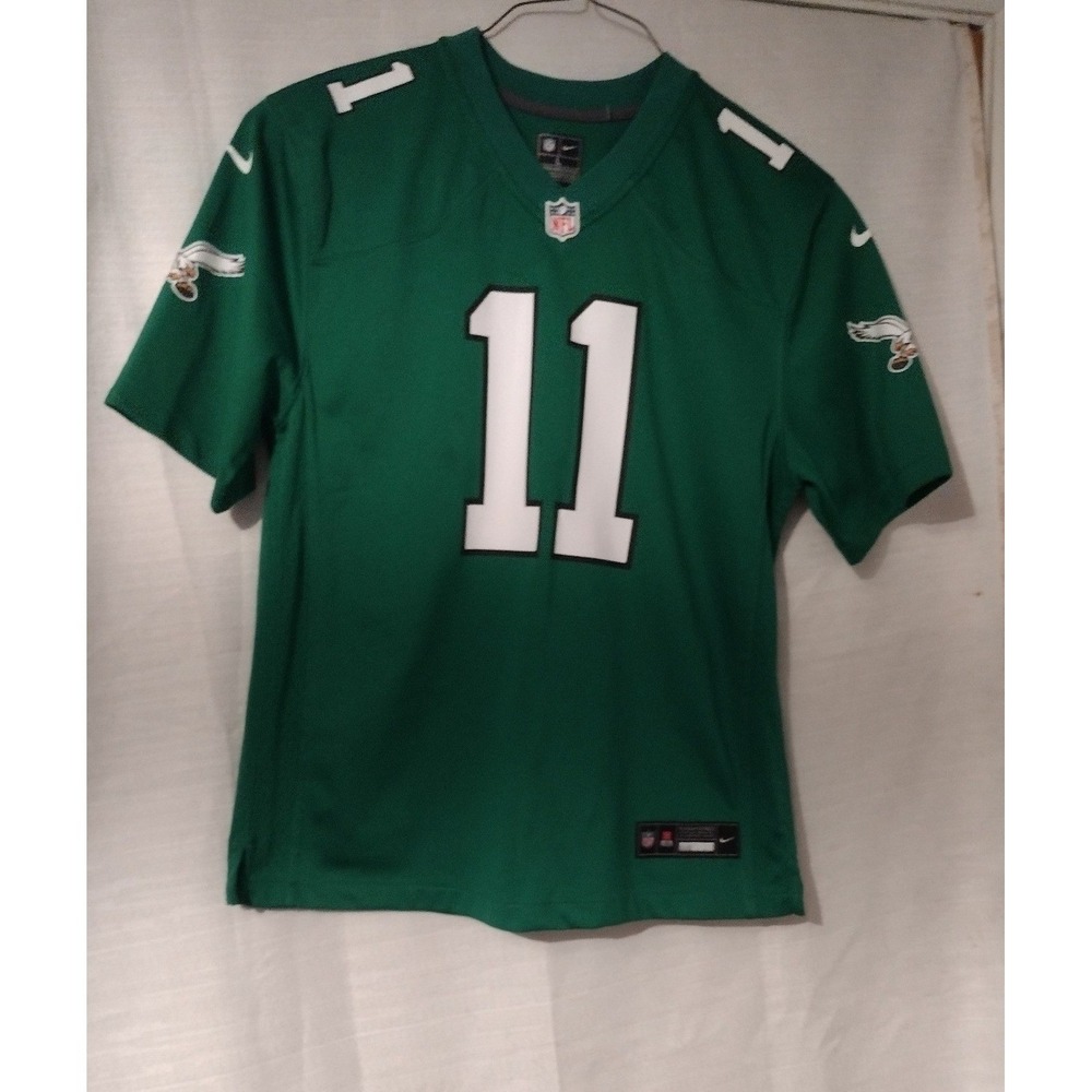 Nike Philadelphia Eagles AJ Brown Kelly Green Youth Large NFL Jersey NWOT